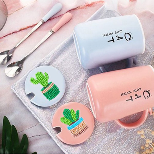 DIY Stickers - 9pcs Giraffe Cactus Sticker