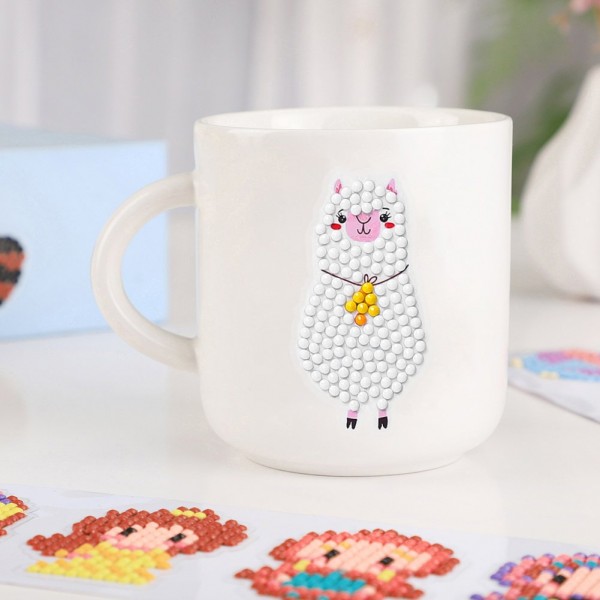 DIY Stickers - 9pcs Giraffe Cactus Sticker