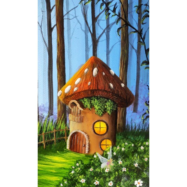 Paddestoelenhuis in Jungle