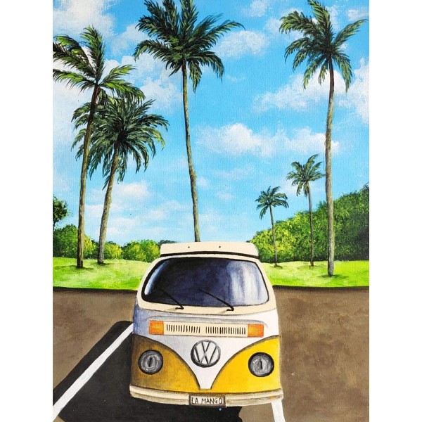 Zomerhemel & Gele bestelwagen