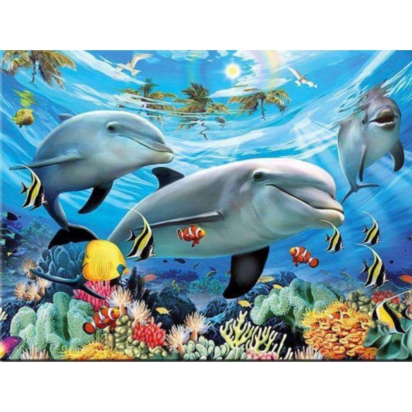 Dolfijnen met Vissen