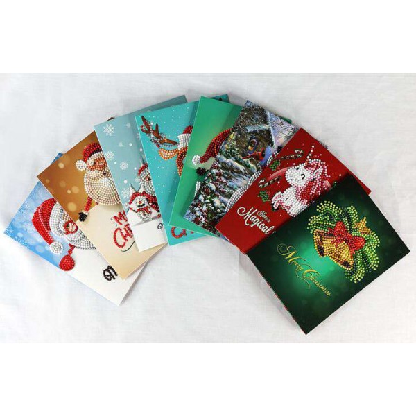 Kaarten - Merry Christmas (8 stuks)