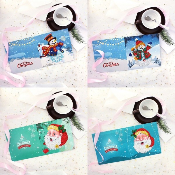 Kerstkaarten - Merry Christmas! #4 (4 stuks)