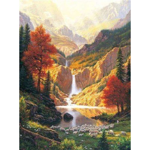 Waterval Meer Herfst