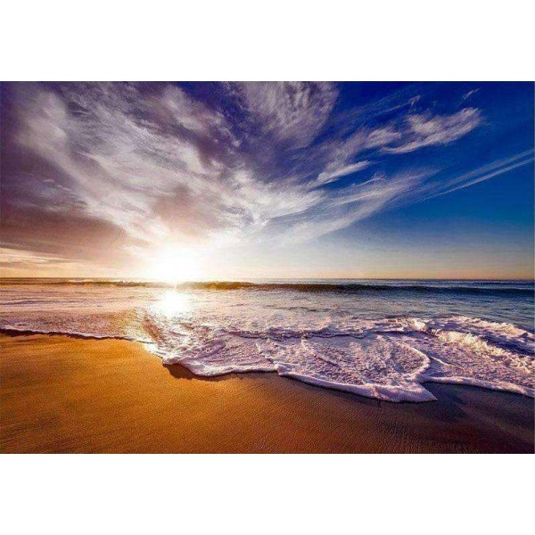 Zonsondergang Strand