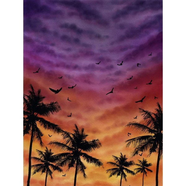 Oranje Purperen Hemel